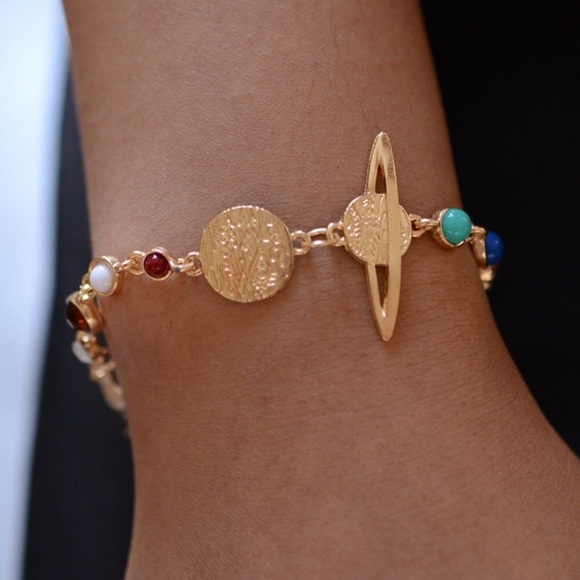 “Spacin’ Out!” Solar System Planet Space Anklet - Picture 2 of 3